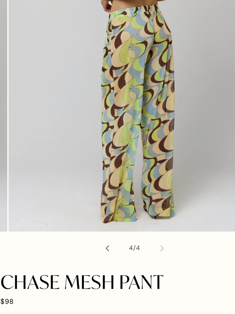 Resa Chase Mesh Pants - Picture 2 of 4